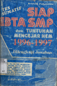 Image of Siap EBTA SMP dan Tuntunan Mengejar Nem 1996/1997 Dilengkapi Jawaban